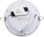 Picture of 6W Ultra Slim LED Round Recessed Ceiling Light, 6500K Cool White Flat Panel