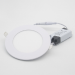 Picture of 6W Ultra Slim LED Round Recessed Ceiling Light, 6500K Cool White Flat Panel