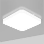 Picture of 24W Super Bright Square LED Ceiling Light, 2400lm Cool White 6000K, IP44 Waterproof for Offices