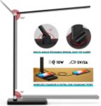 Picture of USB-Powered LED Desk Lamp, Dimmable Task Light with 3 Color Modes and 5 Brightness Levels for Home & Office