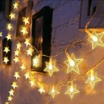 Picture of 20 Star LED String Lights - 3m, 2W Warm White, USB Powered with 8 Modes and Remote