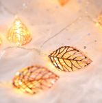 Picture of 3M Rose Gold 20LED Fairy Lights - Elegant Metal String Lights with USB Power and Remote