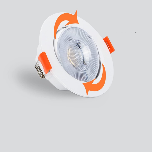 Picture of Adjustable Round Recessed SMD Downlight - 5W LED Spotlight for Precision Lighting