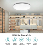 Picture of Round 24W LED Ceiling Panel Light - Ultra-Bright 6000K Cool White Illumination