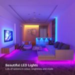 Picture of 10M Smart RGB LED Strip Light - App-Controlled, 16 Colors, Dimmable TV Backlight