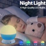 Picture of 360° Rotation Baby Star Projector Night Light | 8 Lighting Modes | Perfect Gift for Kids (Blue)