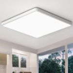 Picture of Stylish 36W Flush Mount LED Ceiling Light – 6000K Cool White Ultra-Bright Fixture Ideal for Living Room, Dining Room, Office, and Indoor Spaces