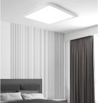 Picture of LED Flush Mount Ceiling Light , 18W Light Fixture, Square Modern Ceiling Lamp for Bedroom, Kitchen, Living Room