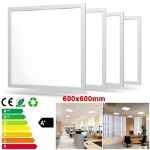 Picture of 4-Pack 48W LED Ceiling Panel Lights 600x600mm, Cool White 6500K – Bright, Uniform Illumination for Offices and Homes