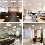 Picture of 4-Pack 48W LED Ceiling Panel Lights 600x600mm, Cool White 6500K – Bright, Uniform Illumination for Offices and Homes