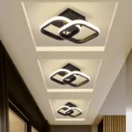 Picture of Modern Chic LED Tricolor Ceiling Light , Stylish & Energy-Saving Lamp for Bedroom & Living Room