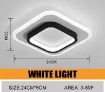 Picture of Modern Chic LED Tricolor Ceiling Light , Stylish & Energy-Saving Lamp for Bedroom & Living Room