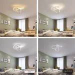 Picture of Modern Chic LED Tricolor Ceiling Light , Stylish & Energy-Saving Lamp for Bedroom & Living Room