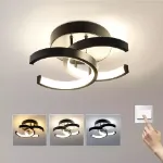 Picture of Modern Chic LED Tricolor Ceiling Light , Stylish & Energy-Saving Lamp for Bedroom & Living Room