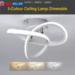 Picture of Modern Chic LED Tricolor Ceiling Light , Stylish & Energy-Saving Lamp for Bedroom & Living Room