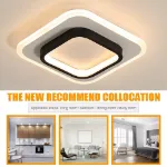 Picture of Modern Chic LED Tricolor Ceiling Light , Stylish & Energy-Saving Lamp for Bedroom & Living Room