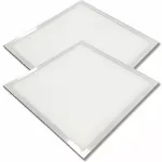 Picture of 2-Pack 48W LED Panel Lights, 600x600mm - Energy-Saving Cool White 6500K for Versatile Lighting Solutions