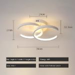 Picture of LED Pendant Ceiling Light Chandelier – An Elegant, Energy-Saving Lighting Solution for Living Rooms, Bedrooms, and Contemporary Interiors