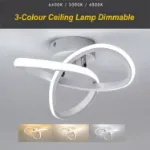 Picture of Dimmable Modern LED Ceiling Light Chandelier – Stylish Lighting Fixture for Living Room & Bedroom