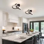 Picture of Dimmable Modern LED Ceiling Light Chandelier – Stylish Lighting Fixture for Living Room & Bedroom