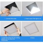 Picture of 40W LED Recessed Ceiling Panel Light (Cool White 6500K) - 600x600x10mm Size