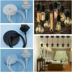 Picture of Pendant Light Fitting Set - E27 Holder, Ceiling Rose, Hanging Suspension Lighting Kit