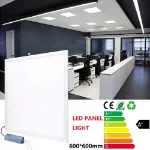 Picture of Ultra-Slim 48W LED Panel Light,  Cool White 6500K with Waterproof Driver for Garage & Workshop