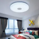 Picture of 48W Smart RGB LED Ceiling Light with Bluetooth Speaker, Remote & APP, Illuminate with Music