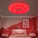 Picture of 48W Smart RGB LED Ceiling Light with Bluetooth Speaker, Remote & APP, Illuminate with Music