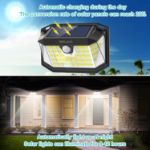 Picture of 188 LED Solar Motion Sensor Security Light, Waterproof Outdoor Wall Light for Garden/Yard/Garage