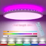 Picture of RGB  Ceiling Light,  3200LM, Dimmable from 3000K to 6500K with Remote Control