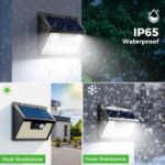 Picture of Solar Powered Wall Lights with Motion Sensor – IP65 Waterproof, 3 Lighting Modes for Path & Steps