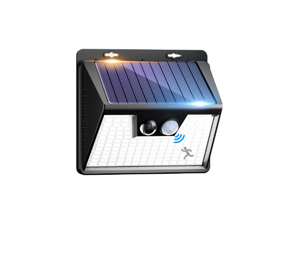 Picture of Solar Powered Wall Lights with Motion Sensor – IP65 Waterproof, 3 Lighting Modes for Path & Steps