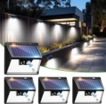 Picture of Solar Powered Wall Lights with Motion Sensor – IP65 Waterproof, 3 Lighting Modes for Path & Steps