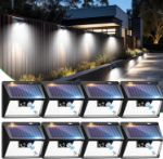 Picture of Solar Powered Wall Lights with Motion Sensor – IP65 Waterproof, 3 Lighting Modes for Path & Steps