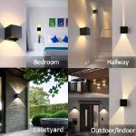 Picture of Modern 12W Waterproof LED Wall Sconce – Elegant Up/Down Lighting for Home and Commercial Applications