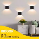 Picture of Modern 12W Waterproof LED Wall Sconce – Elegant Up/Down Lighting for Home and Commercial Applications