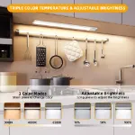 Picture of USB Rechargeable LED PIR Motion Sensor Strip Light for Cabinets and Closets