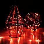 Picture of 5M/16.4Ft 50LED Battery Operated LED String Lights, Remote/Dimmable/Timer, Waterproof Copper Wire Fairy Lights for Indoor and Outdoor Party, Wedding, Christmas, Halloween, Valentine's Day Decoration, Red