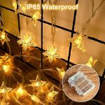 Picture of Star Fairy Lights,  3M 20 LED Battery Operated String Lights with Timer, IP65 Waterproof Warm White Décor for Christmas, Weddings, and Parties