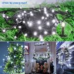 Picture of Christmas Outdoor Lights, 40M 400LED Waterproof String Lights with Timer, 8 Modes for Indoor & Outdoor Décor, Cool White Glow, Ideal for Trees, Gardens, Weddings & More