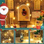 Picture of Magical Wooden Fairy Door Set,  56-Piece Gnome House Kit with Mini Lights & Accessories for Christmas, Garden, and Home Décor