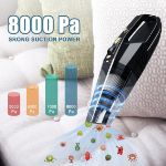 Picture of Cordless Handheld Vacuum Cleaner,  Rechargeable, Portable, 8000Pa Strong Suction, Lightweight Dust Buster with LED Light for Car, Home, and Office Cleaning