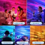 Picture of One Fire Northern Lights Galaxy Projector, 18 Color Sensory Lamp with 10 Brightness Levels, Remote Control, Timer & Multicolor Crystal Design, Night Light for Bedrooms & Living Spaces