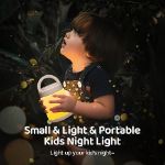 Picture of Rechargeable LED Baby Night Light, 10 Color Dimmable Touch Lamp with Remote & Timer, Portable Cordless Lamp for Kids & Bedroom