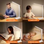 Picture of LED Desk Lamp, 15 Lighting Modes, Adjustable Dimmable Table Lamp with Timer, Multi-Powered Reading Light for Bedroom, Office & Home