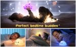 Picture of Rechargeable Cute Cloud Night Light,  16 Colors with Remote, Dimmable Baby Night Lamp for Kids’ Bedroom, Soft LED Light for Children