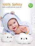 Picture of Rechargeable Cute Cloud Night Light,  16 Colors with Remote, Dimmable Baby Night Lamp for Kids’ Bedroom, Soft LED Light for Children