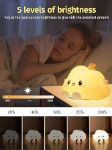 Picture of Rechargeable Cute Cloud Night Light,  16 Colors with Remote, Dimmable Baby Night Lamp for Kids’ Bedroom, Soft LED Light for Children