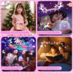 Picture of Starry Night Light Projector for Kids , 144 Lighting Modes, 15 Soothing White Noises, Remote Control & USB Rechargeable Sensory Lights for Baby’s Room